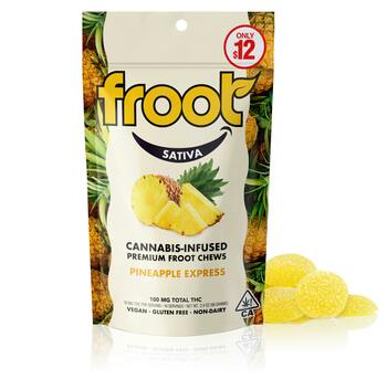 Froot Pineapple Express Gummies - 100mg