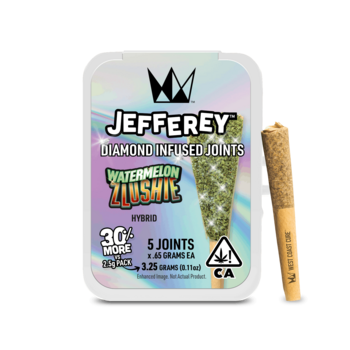 Watermelon Zlushie - Jefferey Infused Joint .65g 5 Pack