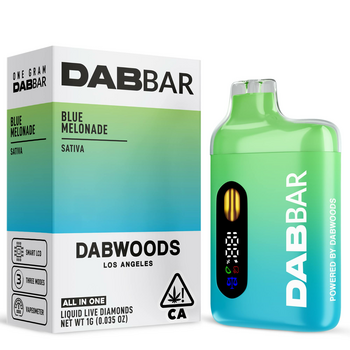 VAPE - DABBAR 2.0 LIQUID DIAMONDS BLUE MELONADE 1G