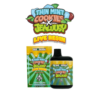 Thin Mint Cookies X Jealousy Dab Daddy® Live Resin Vape 1g