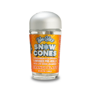ORANGE BLAST - Snow Cone Infused Pre-Rolls 5 Pack