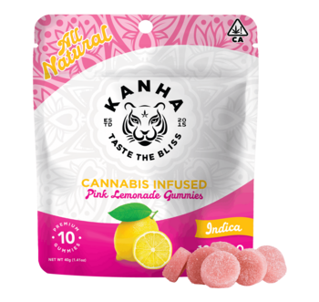 KANHA | Pink Lemonade | Indica | 100mg THC | 10-pack