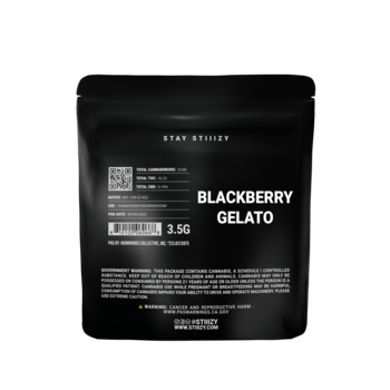 - BLACKBERRY GELATO - 3.5G Black Label Mylar