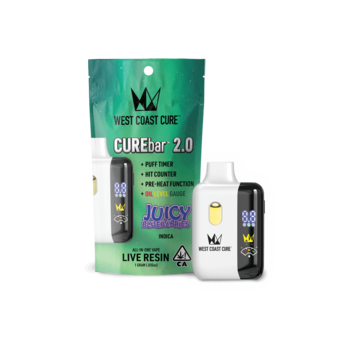 Juicy Blueberries - 1G AIO Live Resin CUREbar 2.0