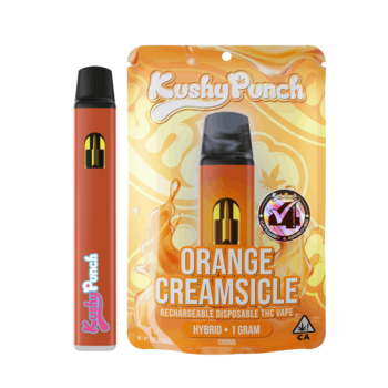 1G Kushy Punch Vape - Orange Creamsicle