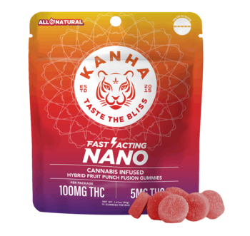KANHA | NANO | Fruit Punch Fusion | Hybrid | 100mg THC | 10-pack