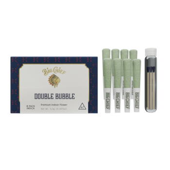 Big Chief Prerolls 8 Pack - Double Bubble