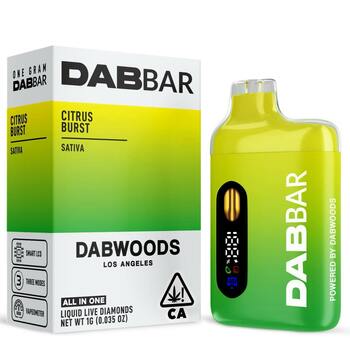 VAPE - DABBAR 2.0 LIQUID DIAMOND CITRUS BURST 1G