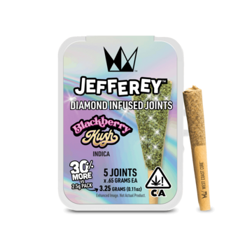 Blackberry Kush - Jefferey Infused Joint .65g 5 Pack