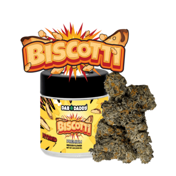 Biscotti Flower Dab Daddy® 3.5g Premium Indoor Flower