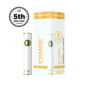 Dime Industries 5th Generation Mini 510 Thread Battery - White (2024)